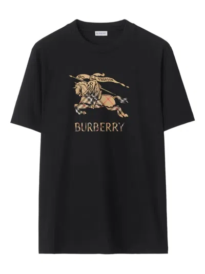 BURBERRY EKD OMBRÉ COTTON T-SHIRT