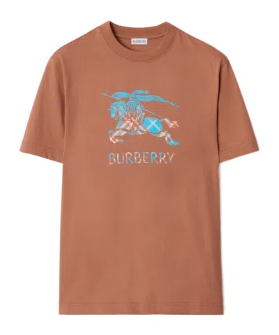 BURBERRY BURBERRY EKD OMBRÉ CREWNECK T-SHIRT