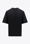 Burberry Equestrian Knight-patch Cotton T-shirt In Black