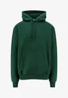 Burberry Cotton Sweatshirt With Ekd Patch In Green