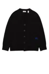 BURBERRY BURBERRY EKD PATCH KNITTED CARDIGAN