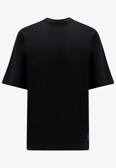 Burberry Ekd Patch T-shirt In Black