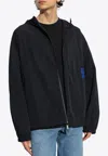 Burberry Lightweight Nylon Jacket By Ekd In Black