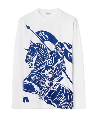 BURBERRY BURBERRY EKD-PRINTED LONG SLEEVED T-SHIRT