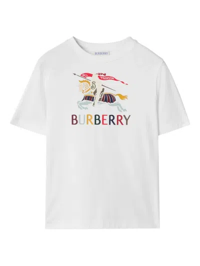 BURBERRY EKD-PRINT COTTON T-SHIRT