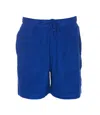 Burberry Men Cotton Bermuda Shorts In Blu