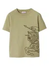 Burberry Ekd-print T-shirt In Brown
