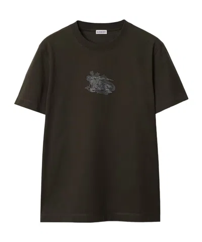 Burberry Ekd-print T-shirt In Black