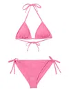 Burberry Ekd-print Tie-fastening Bikini In Pink