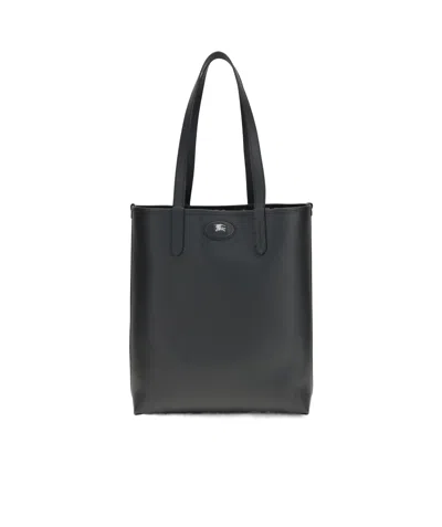 Burberry Ekd Printed Tote Bag In Black