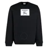 Burberry Ekd Prorsum Label Cotton Sweatshirt In Black