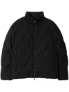 Burberry Ekd Nylon Padded Jacket In Black