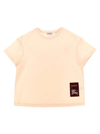 Burberry Kids' Ekd Racheal T-shirt In Pink