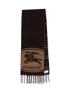 Burberry Reversible Cashmere Scarf With Check Pattern In Brown