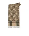 Burberry Ekd Reversible Scarf In Nude