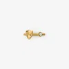 Burberry Ekd Shield Pearl Ring In Gold/pearl