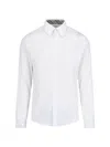 Burberry Cotton Ekd-embroidered Slim Shirt In White
