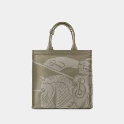 Burberry Ekd Shopper Bag In Beige