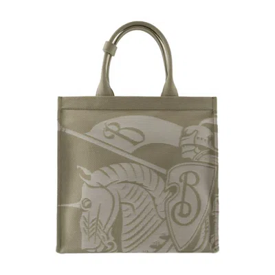 Burberry Ekd Shopper Bag In Neutral
