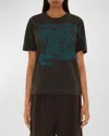 Burberry Equestrian Knight Cotton T-shirt In Snug