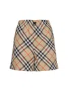 Burberry Sand Beige Shorts In Beige