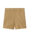 Burberry Ekd Shorts In Neutrals