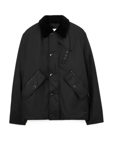 BURBERRY BURBERRY EQUESTRIAN KNIGHT LONG SLEEVED BUTTONED JACKET