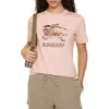 Burberry Equestrian Knight Design T-shirt In Pink