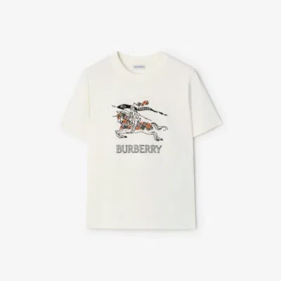 BURBERRY BURBERRY EKD SKETCH COTTON T-SHIRT