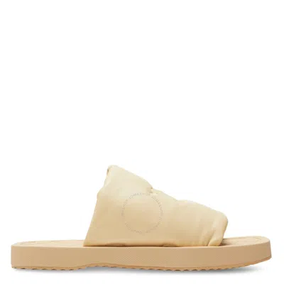 Burberry Ekd Slab Leather Slides