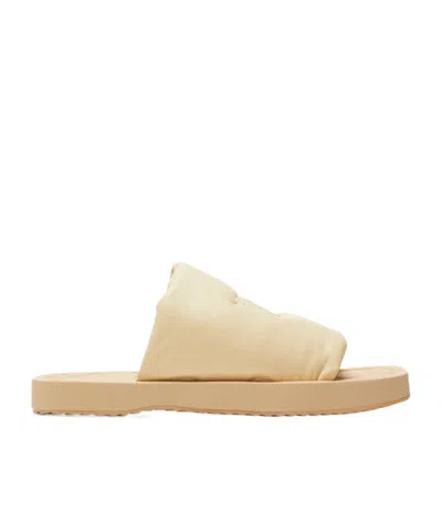 BURBERRY BURBERRY EKD EMBOSSED SLAB SLIP-ON SLIDES