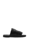 Burberry Ekd Slab Slides In Black