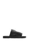 Burberry Ekd Slab Slides In Black