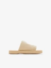 Burberry Ekd Slab Slides In Butter