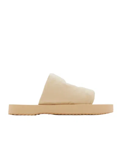 BURBERRY BURBERRY EKD SLAB PADDED SLIDES