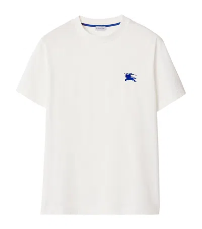 Burberry Ekd Slim-fit T-shirt In White