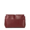 Burberry Ekd Snip Chain Linked Clutch Bag In Red