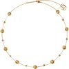 Burberry Ekd Sphere Necklace In Gold