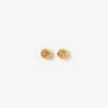 Burberry Ekd Sphere Stud Earrings In Gold