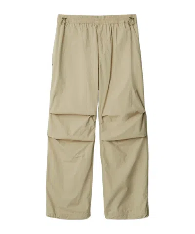 Burberry Ekd Straight-leg Cargo Trousers In Hunter