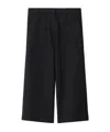 Burberry Ekd Straight-leg Trousers In Black