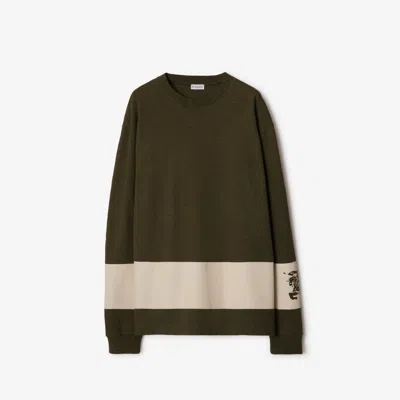 BURBERRY BURBERRY EKD STRIPE COTTON TOP
