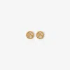 Burberry Ekd Stud Earrings In Gold