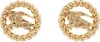 Burberry Ekd Stud Earrings In Gold