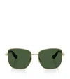 Burberry Ekd Sunglasses In Gold