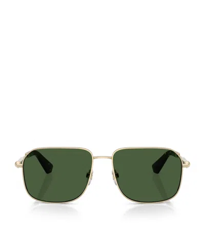 Burberry Ekd Sunglasses In Gold