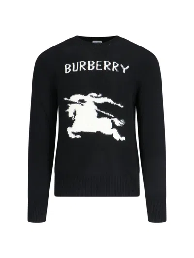BURBERRY BURBERRY EKD' SWEATER – BLACK