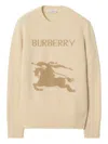 Burberry Beige Wool Sweater In Brown