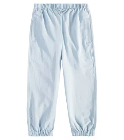 Burberry Kids' Ekd Sweatpants In Blue