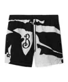 Burberry Ekd Swim Shorts In Black